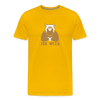 ick wees - Männer Premium T-Shirt - Sonnengelb