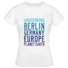 Lichtenberg Planet Earth - Frauen Premium T-Shirt - Weiß