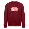 S1 - Unisex Bio Sweatshirt - Burgunderrot