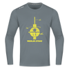 Berlin Stars - Männer Sport Langamshirt - Grau