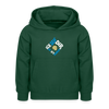 Ick seh' dir. Dit is'n Problem. - Kinder Hoodie - Flaschengrün