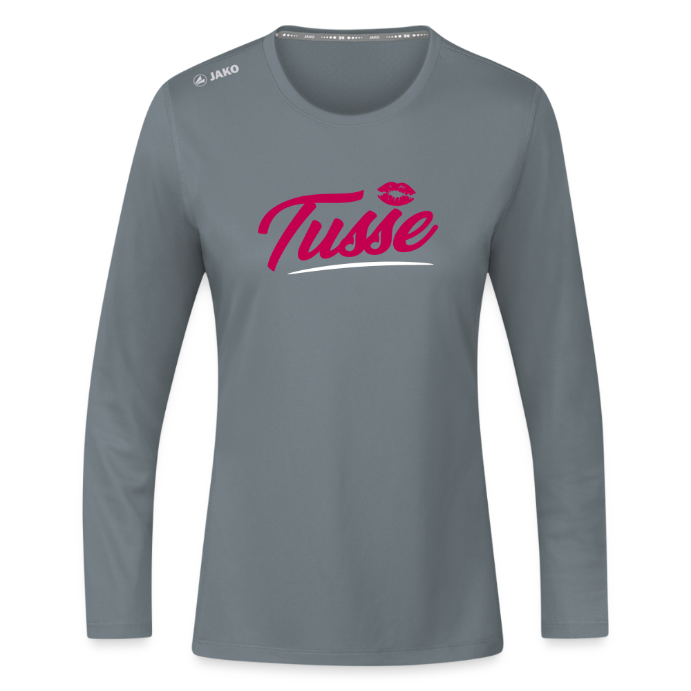 Tusse - Frauen Sport Langarmshirt - Grau