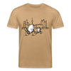 Fahrradtour Berlin - Unisex Bio T-Shirt - Karamell