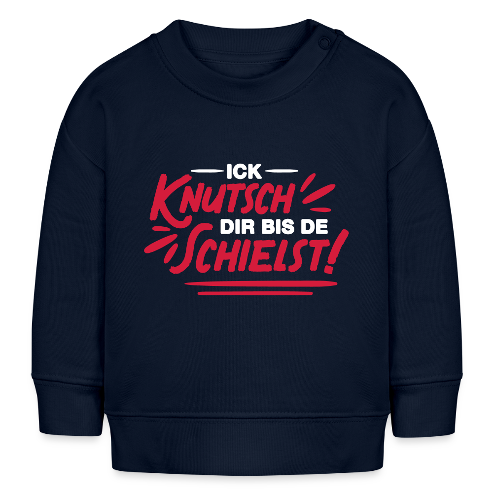 Ick knutsch dir! - Baby Bio Pullover - Navy