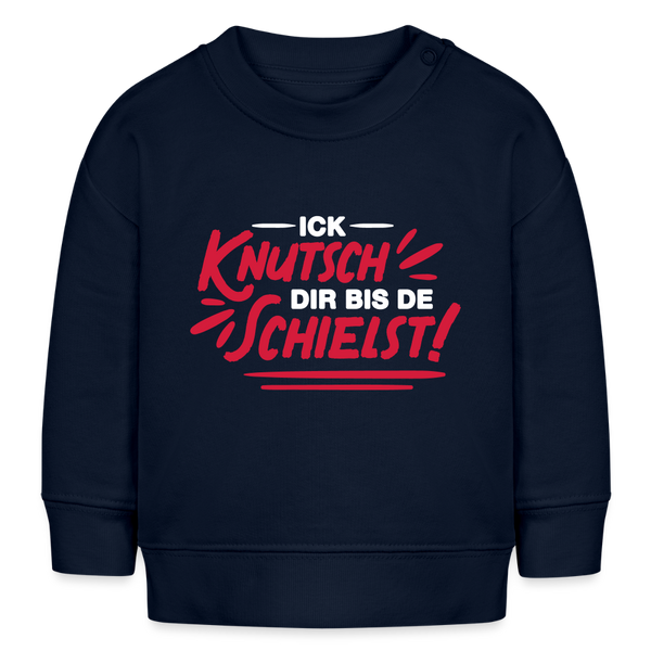 Ick knutsch dir! - Baby Bio Pullover - Navy