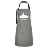 Vajisset Bär - Kontrastschürze - Grau/Schwarz