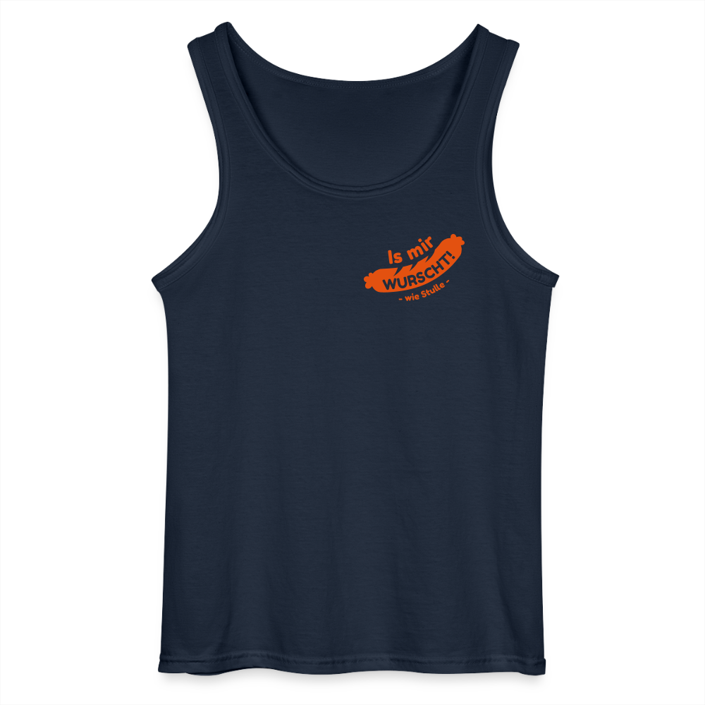 Is mir Wurscht - Männer Tank Top - Navy