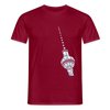 Fernsehturm Geometrie - Männer Premium T-Shirt - Ziegelrot