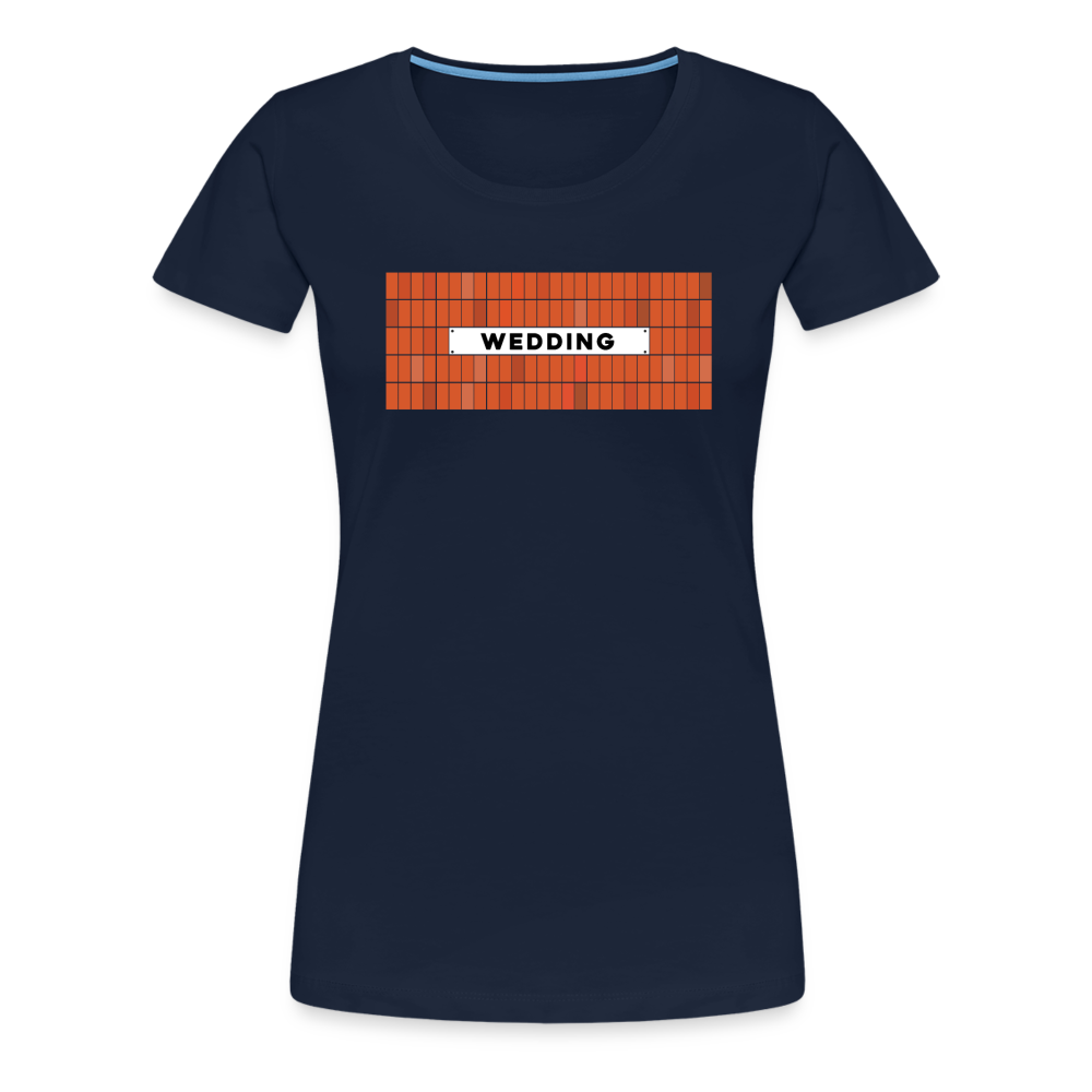 Wedding - Frauen Premium T-Shirt - Navy