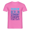 Pankow Planet Earth - Männer Premium T-Shirt - Pink