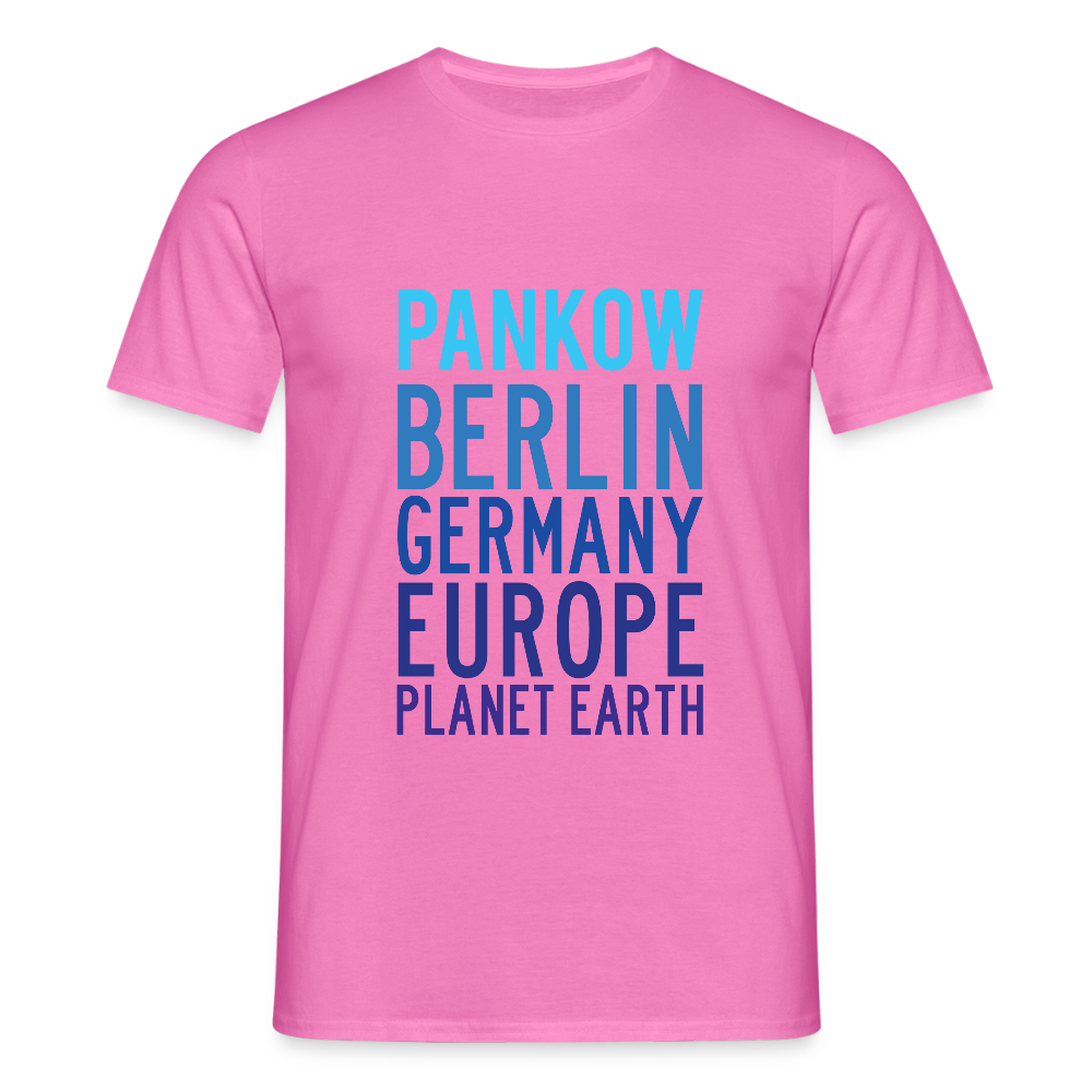 Pankow Planet Earth - Männer Premium T-Shirt - Pink