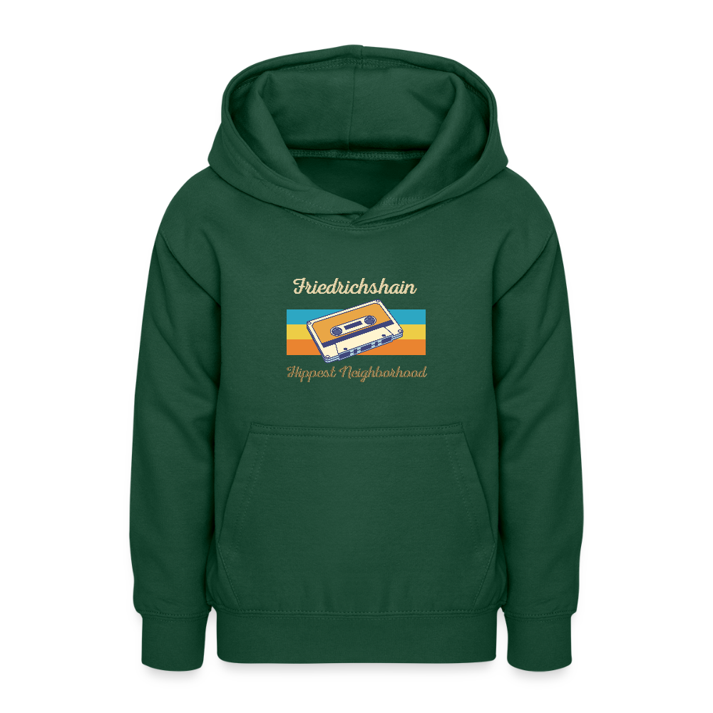 Friedrichshain Hippest Neighborhood - Teenager Hoodie - Flaschengrün