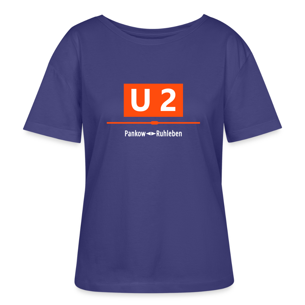U2 Berlin - Relaxed Rundhals Frauen Bio-T-Shirt - Dämmerung
