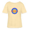 Charlottenburg Retro - Relaxed Rundhals Frauen Bio-T-Shirt - Creme