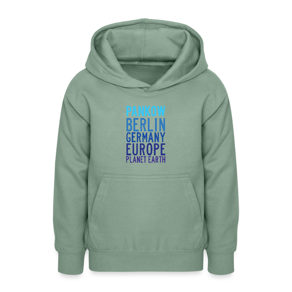 Pankow Planet Earth - Teenager Hoodie - Graugrün
