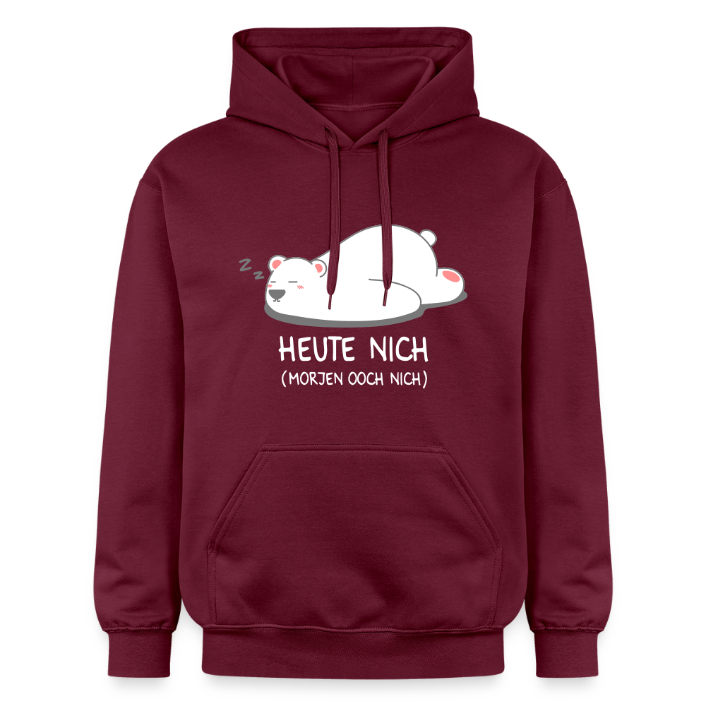 Heute nich! - Hoodie - Maroon