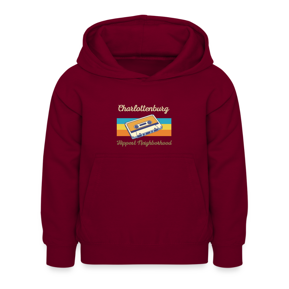 Charlottenburg Hippest Neighborhood - Kinder Hoodie - Bordeaux