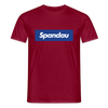 Spandau blau - Männer Premium T-Shirt - Ziegelrot