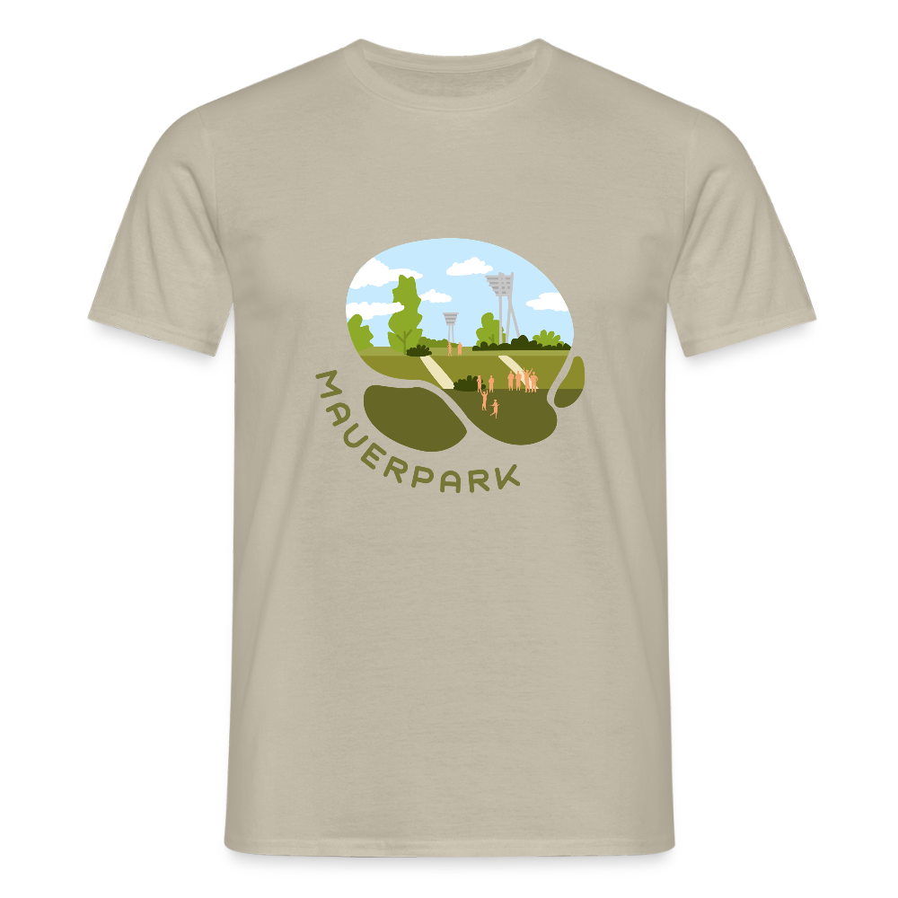 Mauerpark - Männer Premium T-Shirt - Sandbeige