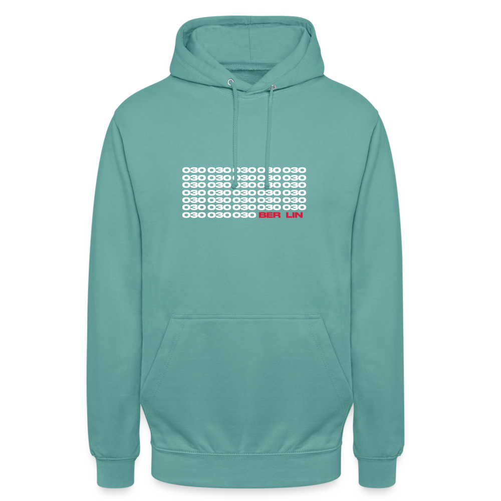 030 Berlin - Unisex Hoodie - Pastelltürkis