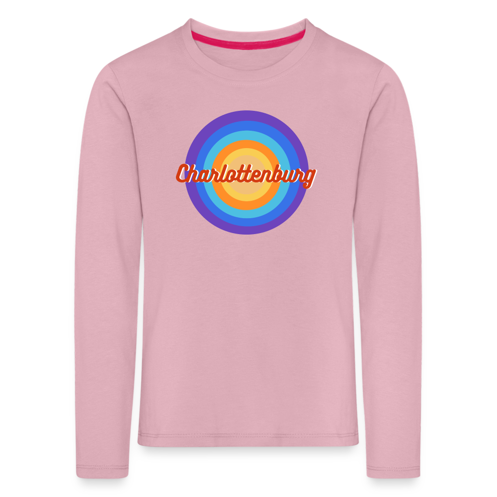 Charlottenburg Retro - Kinder Langarmshirt - Hellrosa