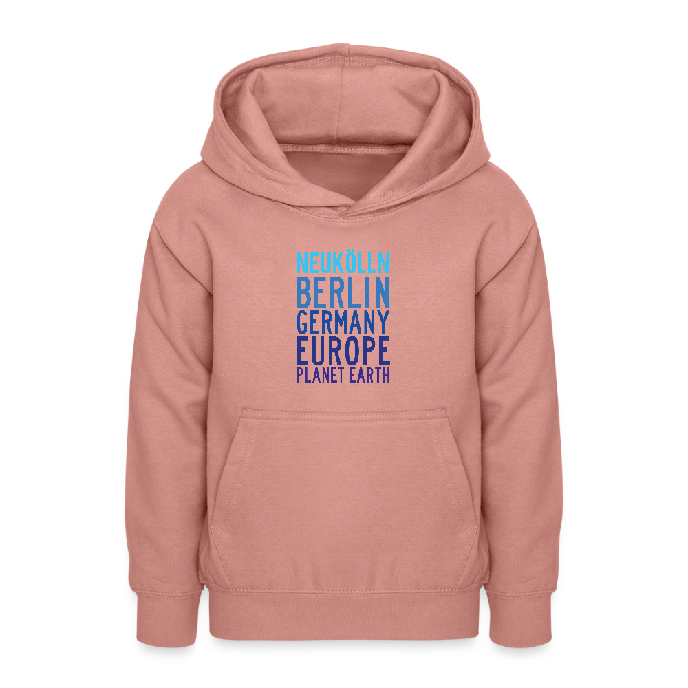 Neukölln Planet Earth - Teenager Hoodie - Altrosa