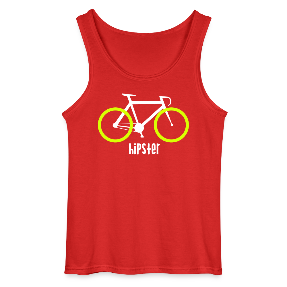 Hipster - Männer Tank Top - Rot