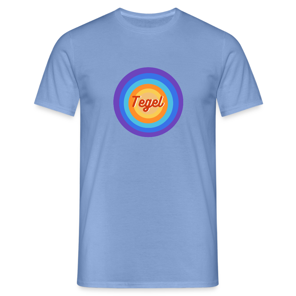 Tegel Retro - Männer Premium T-Shirt - carolina blue