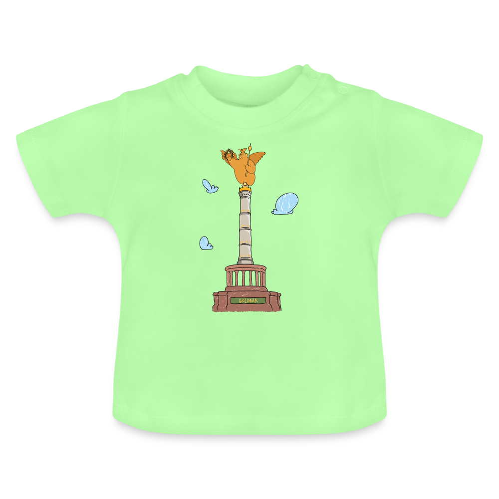 Gold Bär - Baby T-Shirt - Mintgrün