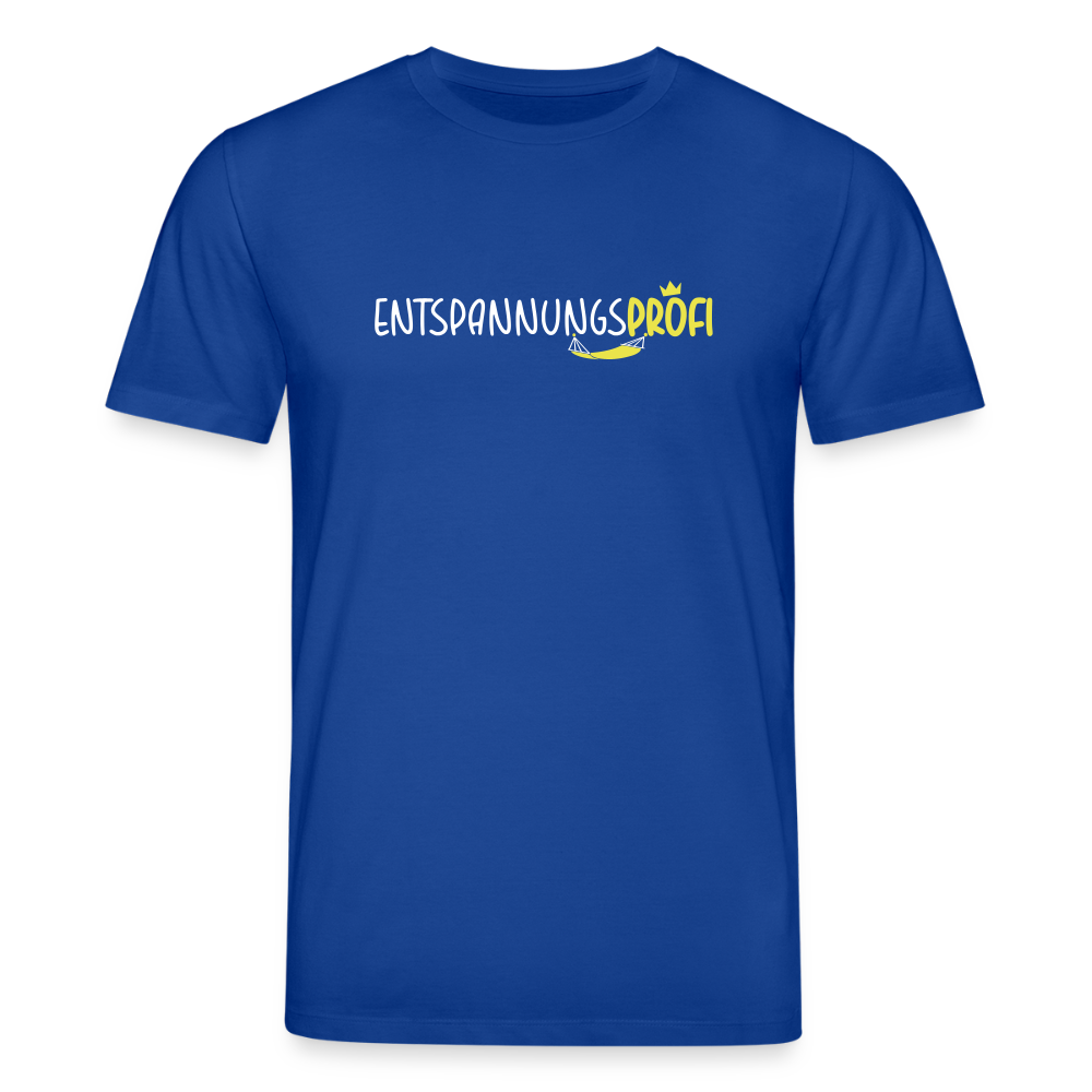 Entspannungsprofi - Unisex Bio T-Shirt - Dunkelblau