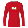 U4 - Frauen Sport Langarmshirt - Rot