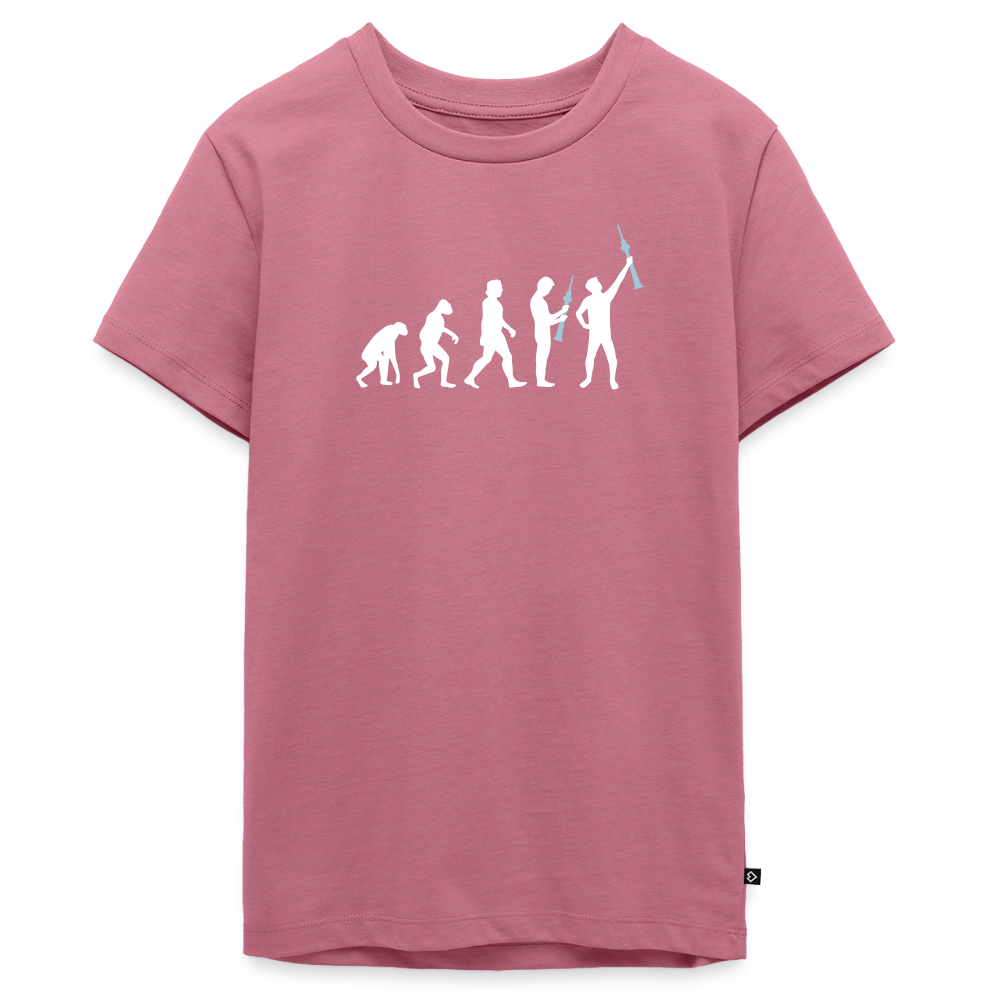 Evolution - Teenager Premium T-Shirt - Mauve