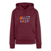 Allet Easy! - Frauen Premium Hoodie - Burgunderrot