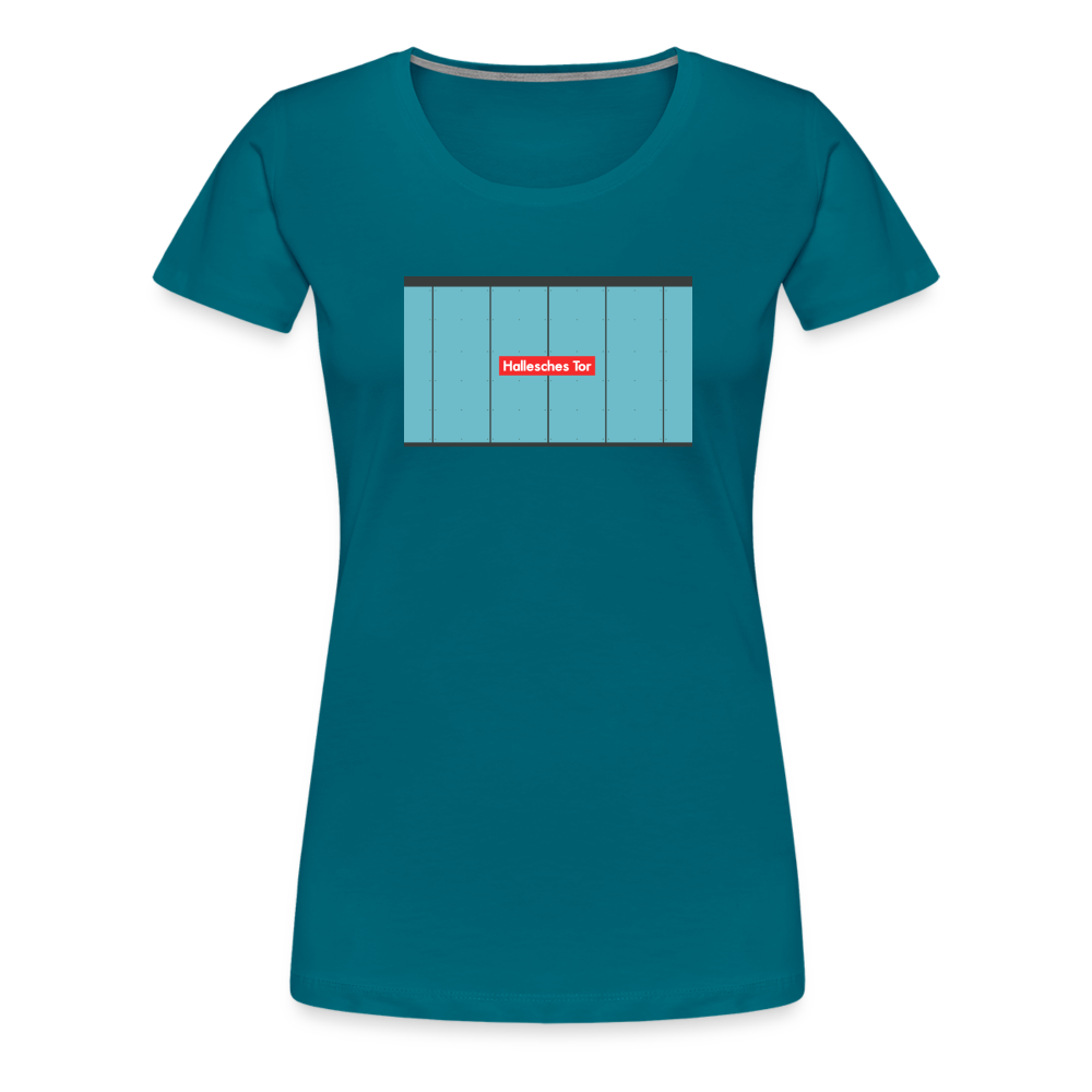 Hallesches Tor - Frauen Premium T-Shirt - Divablau