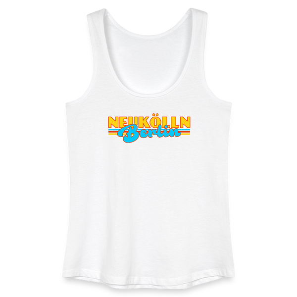 Neukölln Berlin Retro - Frauen Bio Tank Top - Weiß