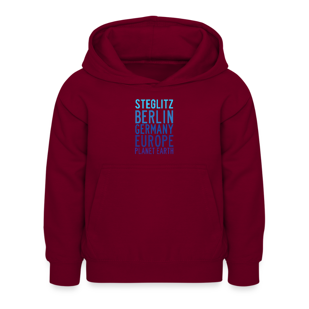 Steglitz Planet Earth - Kinder Hoodie - Bordeaux
