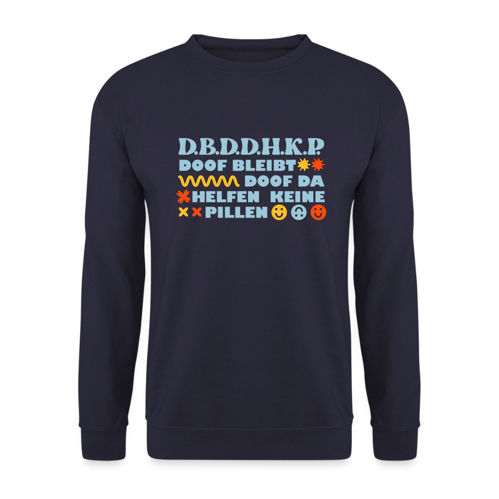 d.b.d.d.h.k.P - Unisex Pullover - Navy