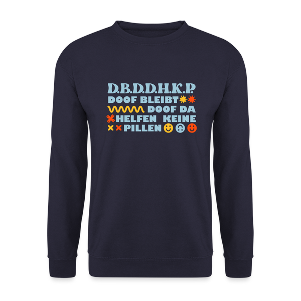 d.b.d.d.h.k.P - Unisex Pullover - Navy