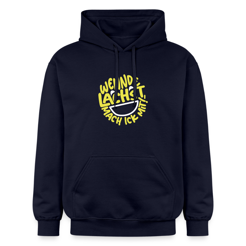 Wennde lachst, mach ick mit! - Hoodie - Navy