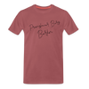Prenzlauer Berg - Männer Premium T-Shirt - washed Burgundy