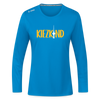 Kiezkind - Frauen Sport Langarmshirt - Saphirblau