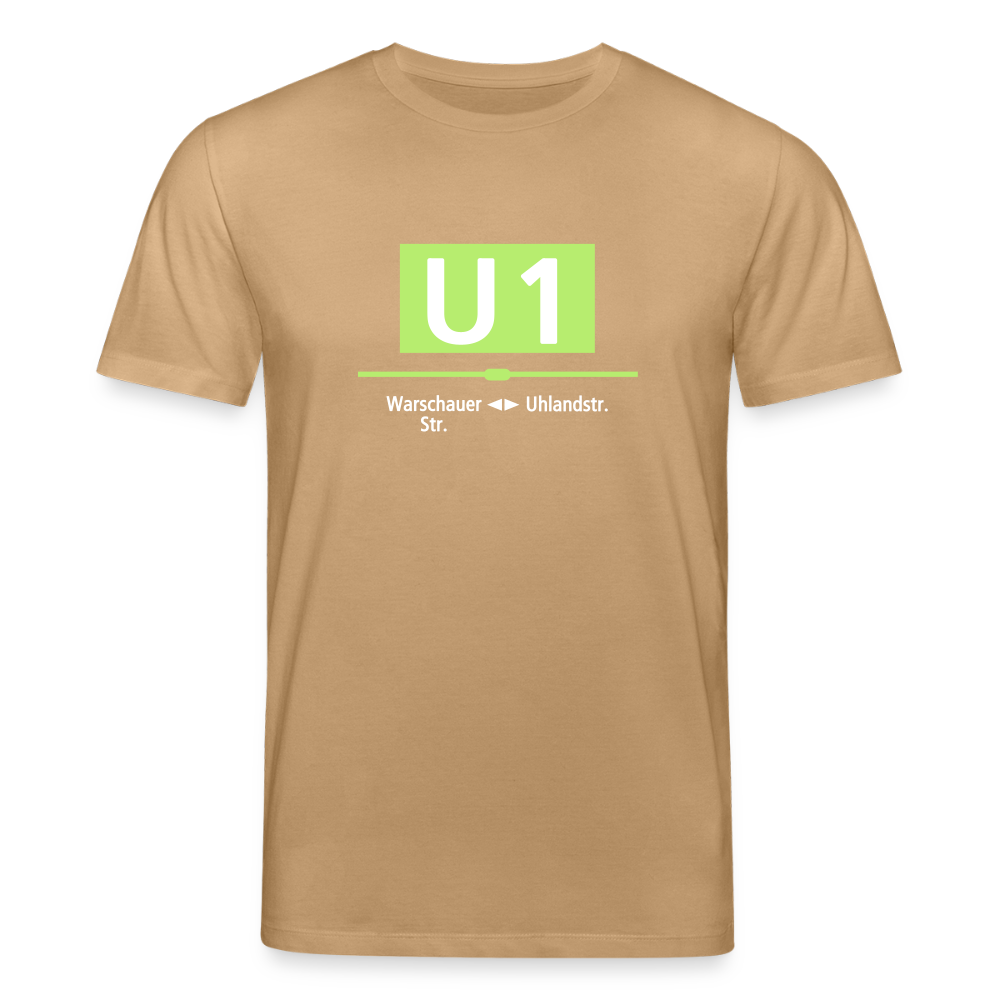 U1 - Unisex Bio T-Shirt - Karamell