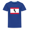 Berliner Flagge mit Hund - Teenager Premium T-Shirt - Königsblau