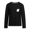Schnauze Bär - Teenager Langarmshirt - Schwarz