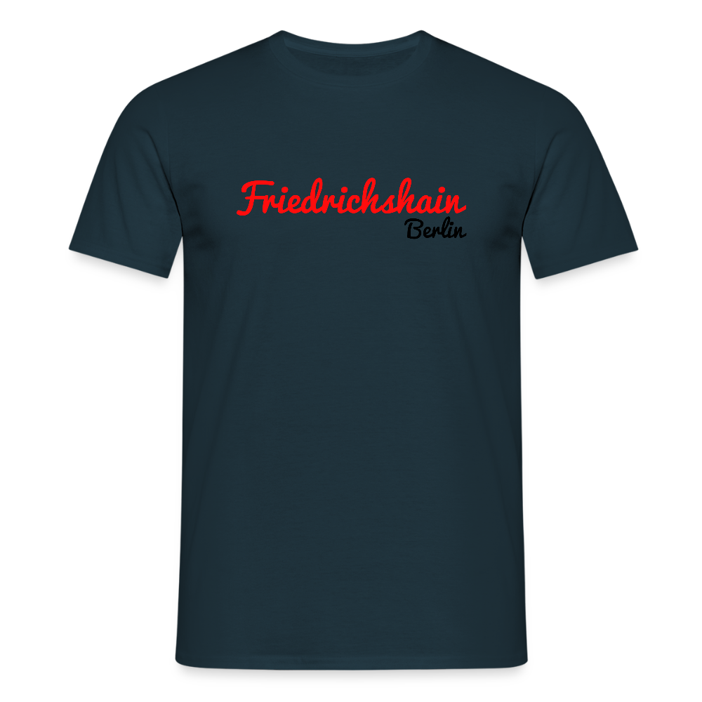 Friedrichshain Berlin - Männer Premium T-Shirt - Navy