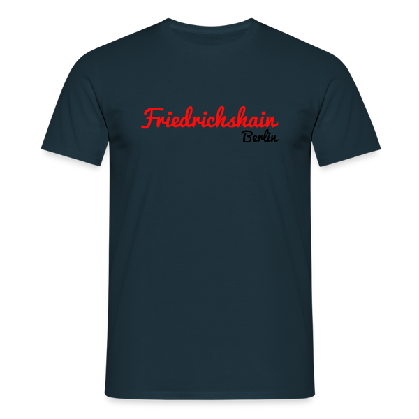 Friedrichshain Berlin - Männer Premium T-Shirt - Navy