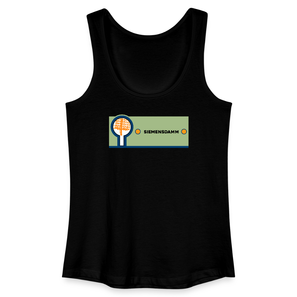 Siemensdamm - Frauen Bio Tank Top - Schwarz