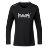 Schnuppe! - Frauen Sport Langarmshirt - Schwarz
