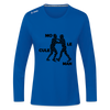 Mo le cule Man - Frauen Sport Langarmshirt - Royalblau