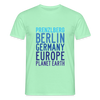 Prenzlberg - Planet Earth - Männer Premium T-Shirt - Mintgrün